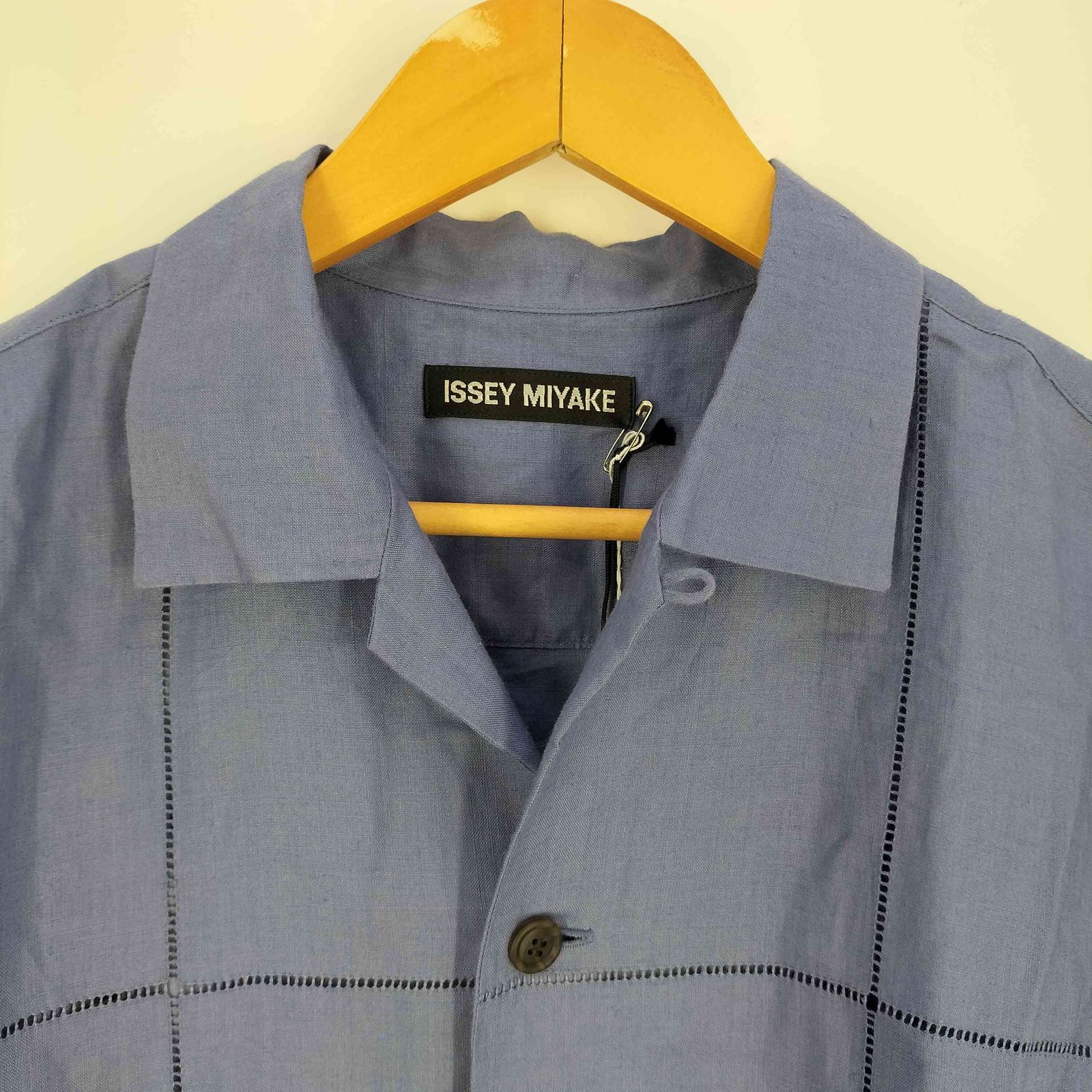 ISSEY MIYAKE MEN 半袖シャツ ダークグレー 中古・古着通販】HOMME PLISSE ISSEY MIYAKE (オム プリッセ