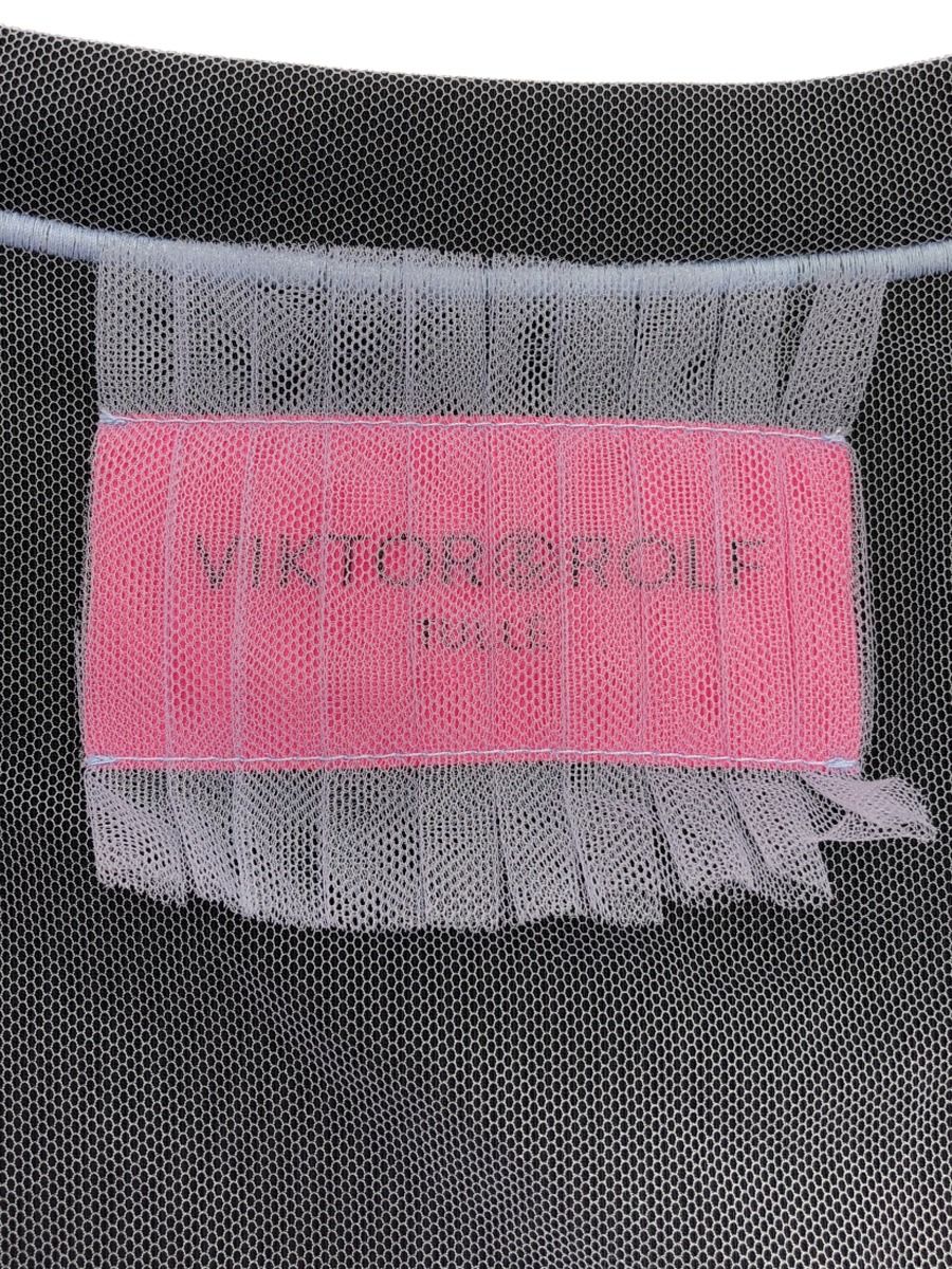 VIKTOR&amp;ROLF - VIKTOR&amp;ROLF (ヴィクターアンドロルフ) Emoji Tulle And Jersey Layered T-shirt レディース ブラック M VIKTOR&ROLF (ヴィクターアンドロルフ) Emoji Tulle And Jersey
