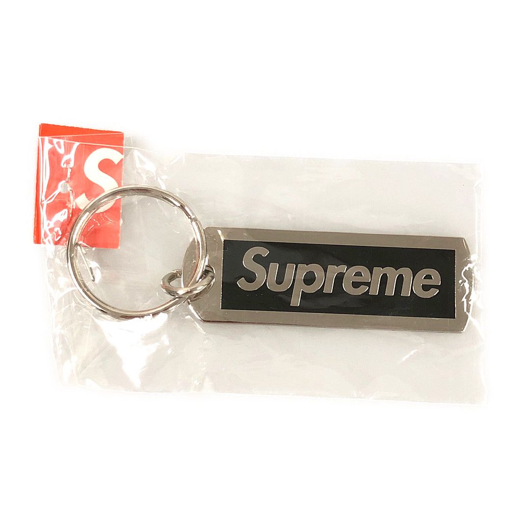 supreme シュプリーム メタル キーホルダー keychain 黒 1点