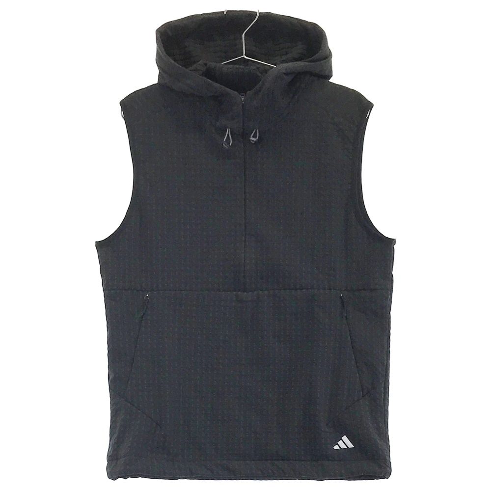 S 新品 アディダス アディゼロ ランニングベスト ハーフジップ フーディ