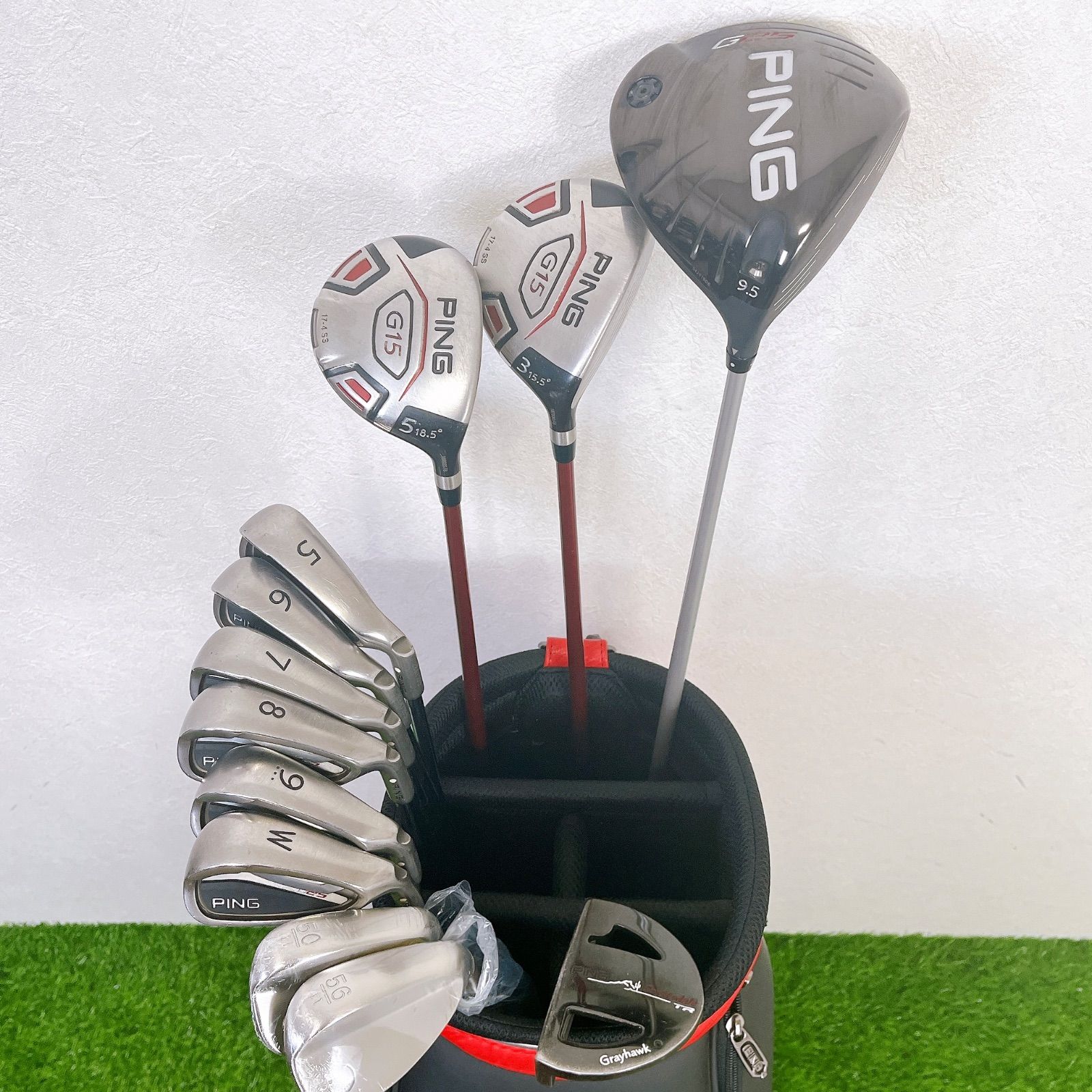 秋ゴルフに最適】PING G25 G15 / ピン Gシリーズ メンズゴルフクラブ12