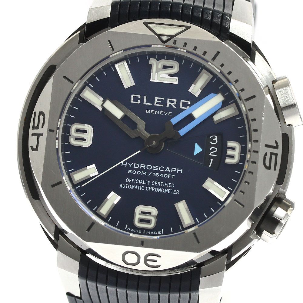 クレール CLERC H1-1.4.3 ハイドロスカフ H1 デイト 自動巻き メンズ_886094