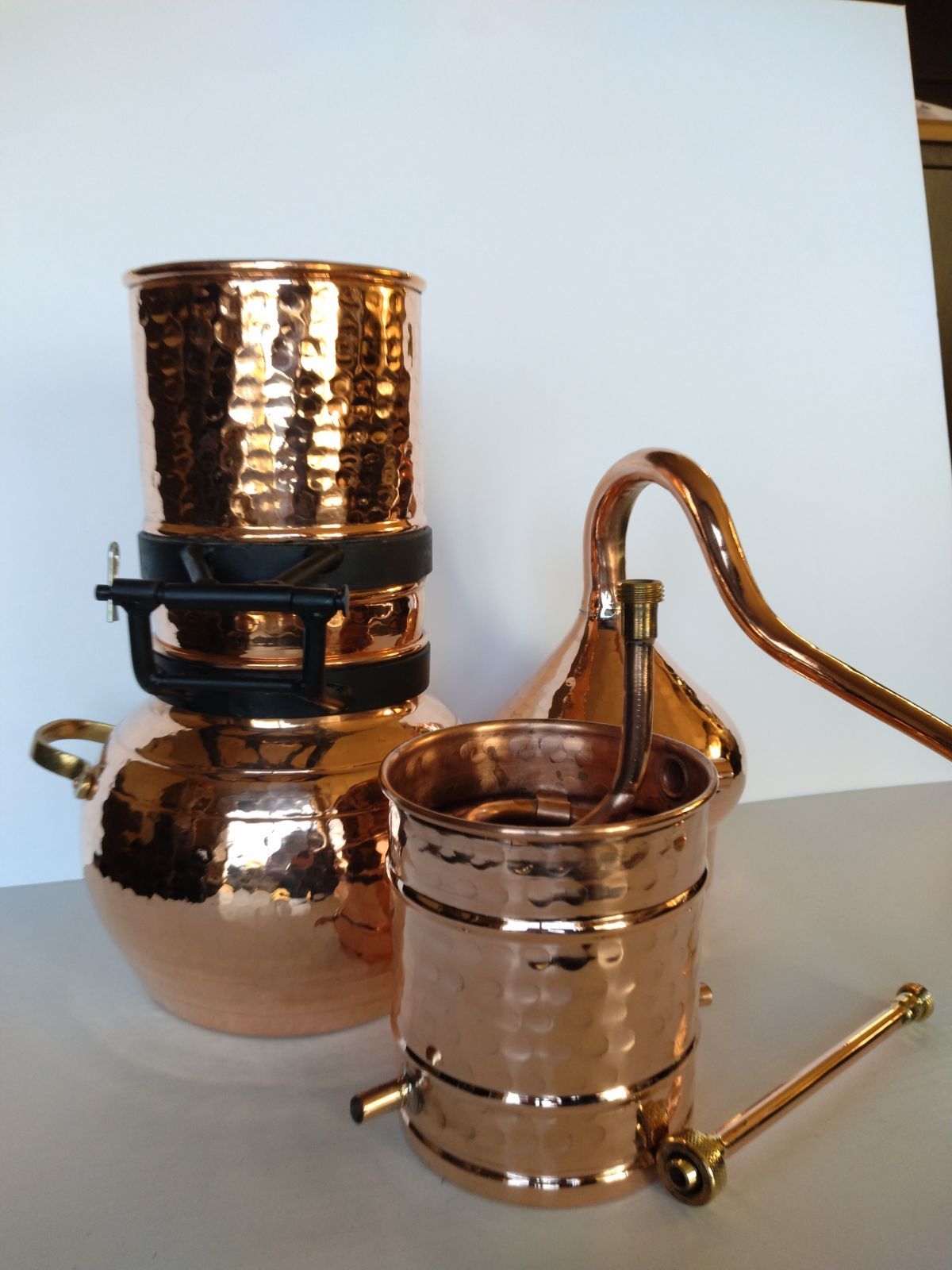 銅製蒸留器アランビック カラムタイプ 5 L