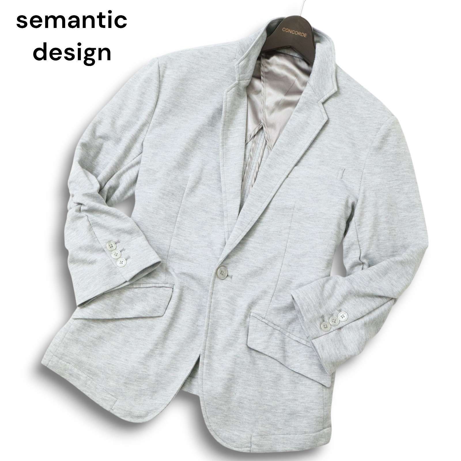 semantic design セマンティック デザイン 春夏 背抜き シャーリング 