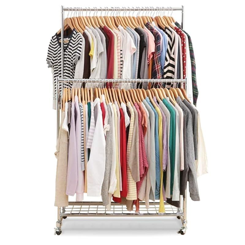 ハンガーラック 木製 全体耐荷重100kg MWSW-16803(OAK/SBK