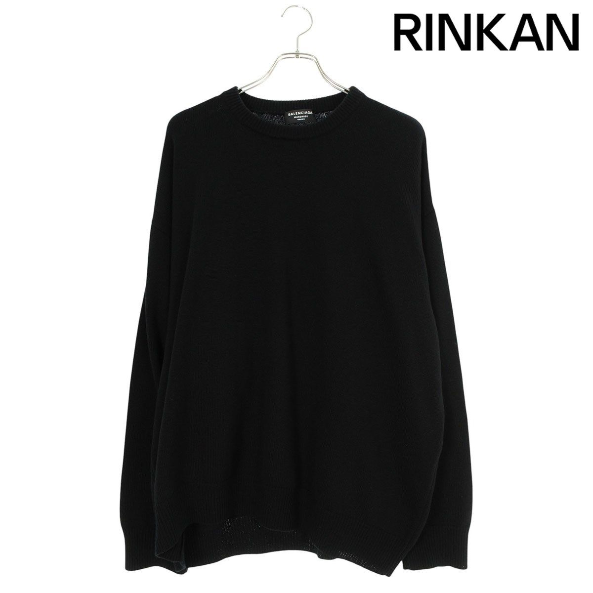 バレンシアガ 682004 T4124 バックロゴ　カシミヤクルーネックニット 楽天市場】バレンシアガ BALENCIAGA サイズ:M 682004 T4124