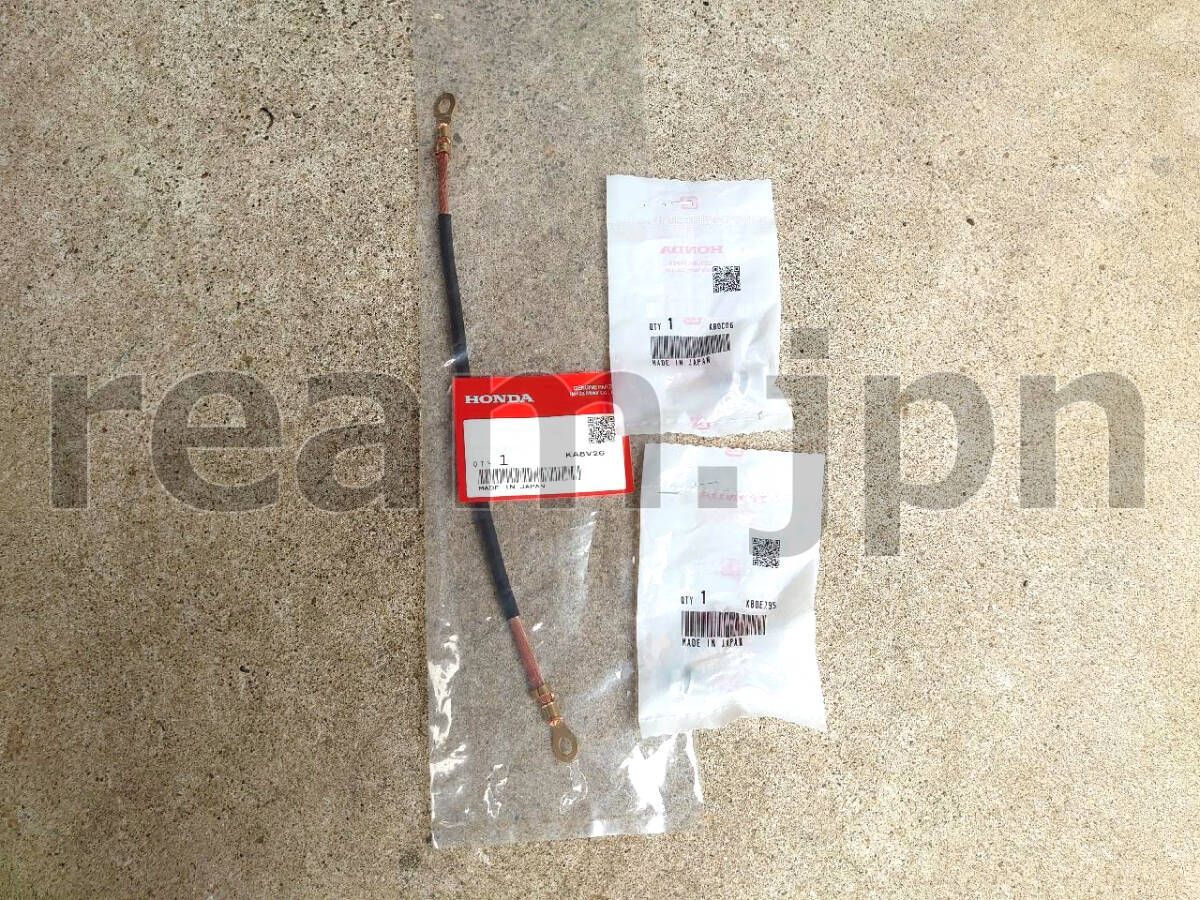 新品 ホンダ純正 CR-X CRX デルソル シティ バッテリー ケーブル アース マイナス ボルト付 JDM HONDA DEL SOL EG2 Battery Cable Earth