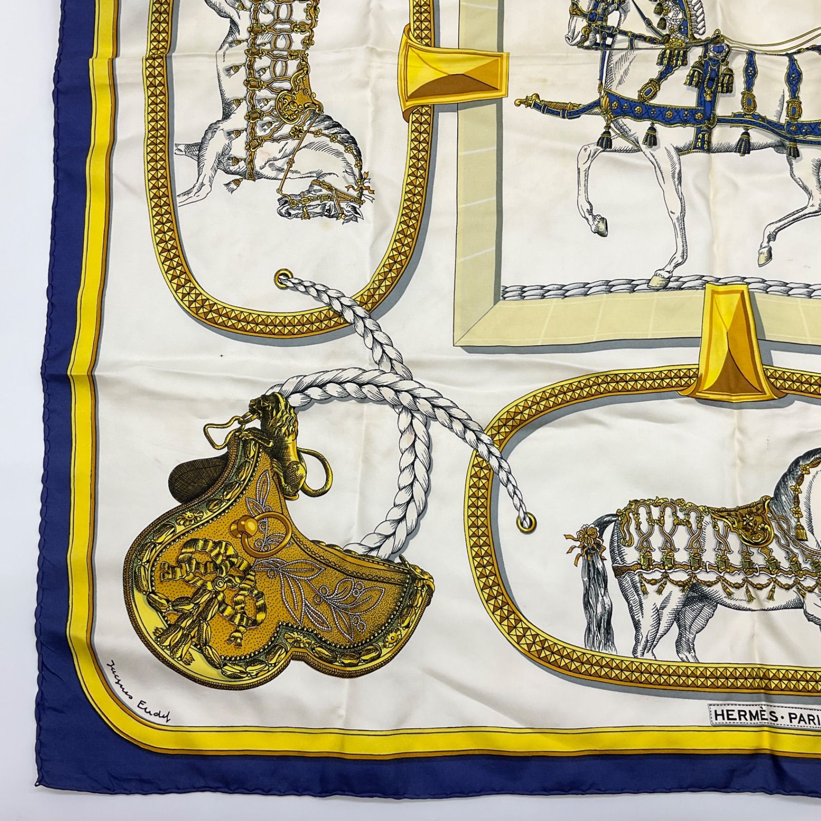 HERMES エルメス スカーフ カレ90 GRAND APPARAT グランアパラ