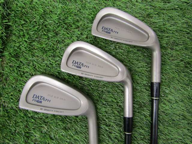 中古】アイアンセット プロギア データ711◇オリジナルカーボン◇M-40