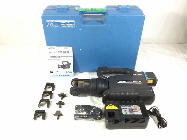 ☆比較的綺麗☆ IZUMI イズミ 泉精器 14.4V 充電式 電動油圧式圧着工具 REC-325CH バッテリー1個 充電器 ケース コマ付き  90888 - メルカリ