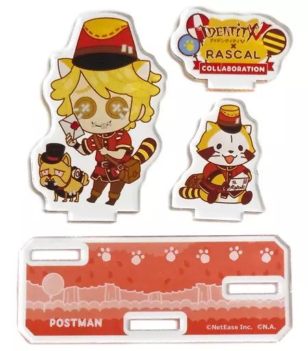 2131】第五人格 ポストマン 楽コレ ラスカル 缶バッジ アクリル
