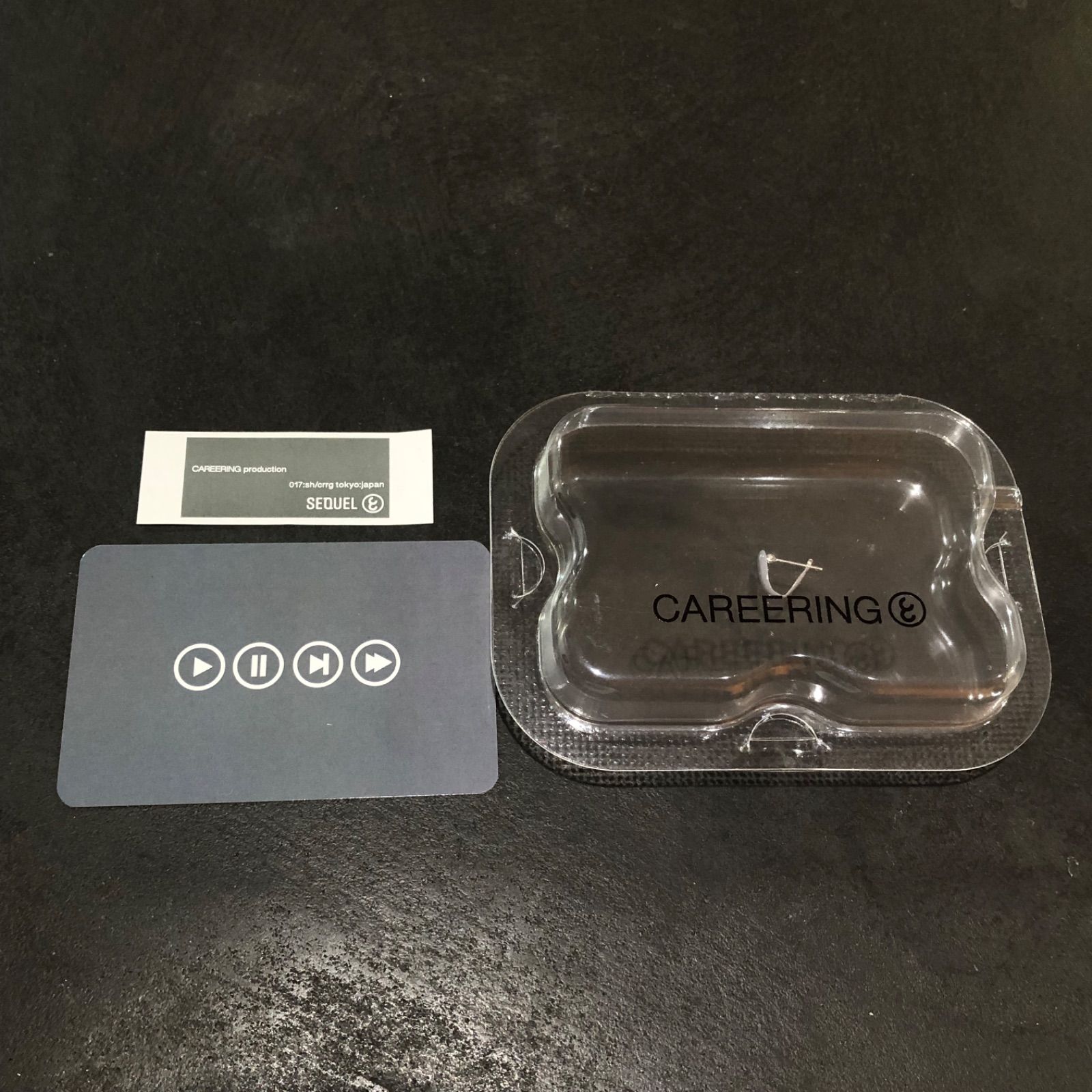 参考上代35200円 未使用品 CAREERING × SEQUEL COLOUR ピアス