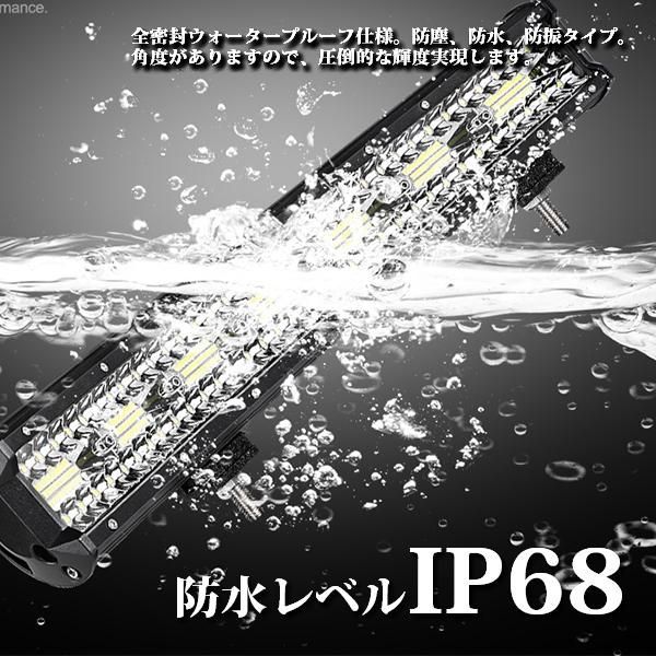 送料無料○ 20インチ LED ワークライト 作業灯 420W 6500K ホワイト 