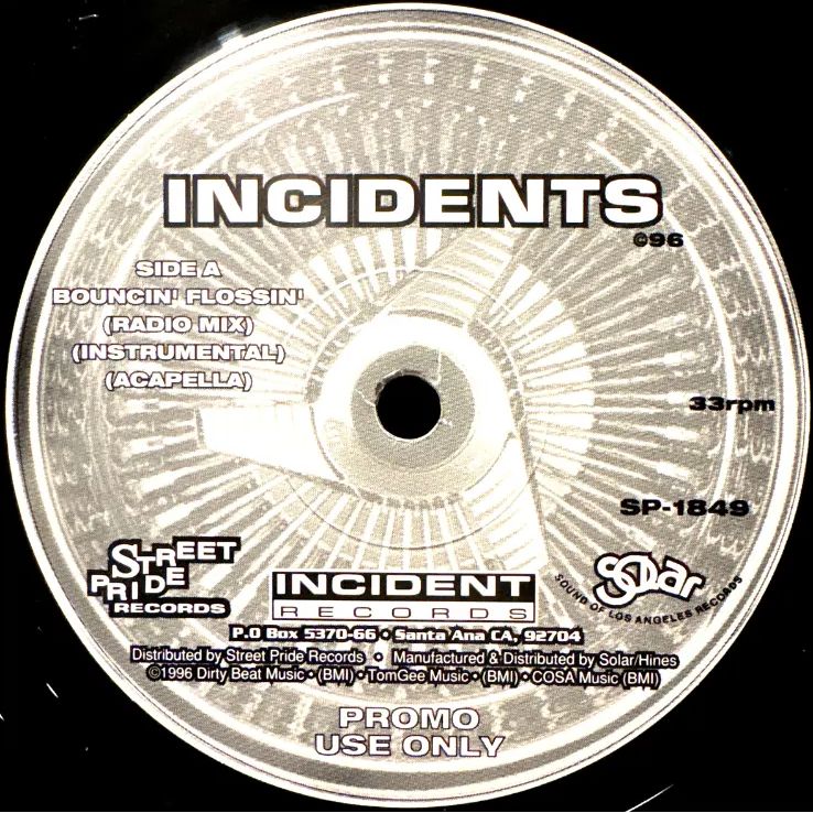 洋楽 G RAP!!INCIDENTS/INCIDENTS INCIDENTS G-RAP G-RAP INCIDENTS (12')