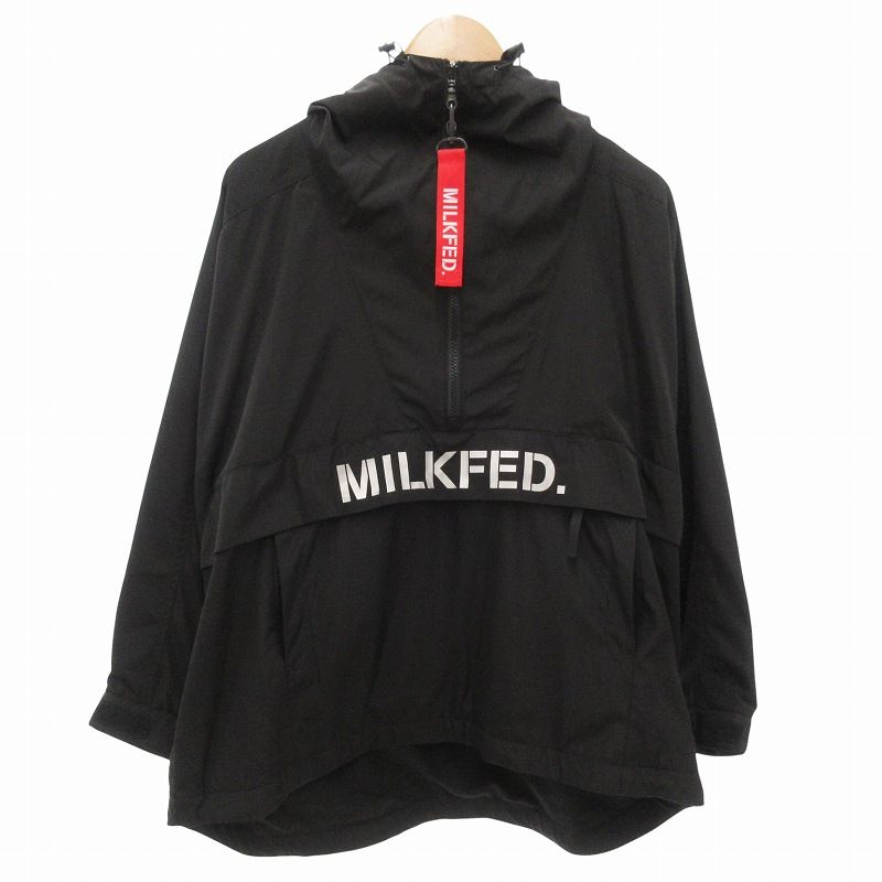 ミルクフェド MILKFED. アノラックパーカー ブルゾン プル
