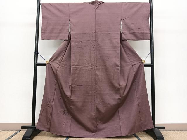 平和屋着物○能州紬 絲藝苑 上島洋山 訪問着 作家物