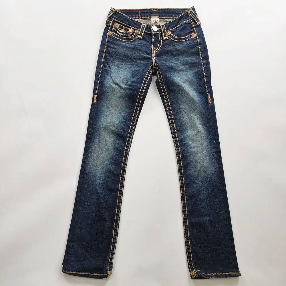 セミフレア セミブーツカット ライトブルーデニム M TRUE RELIGION