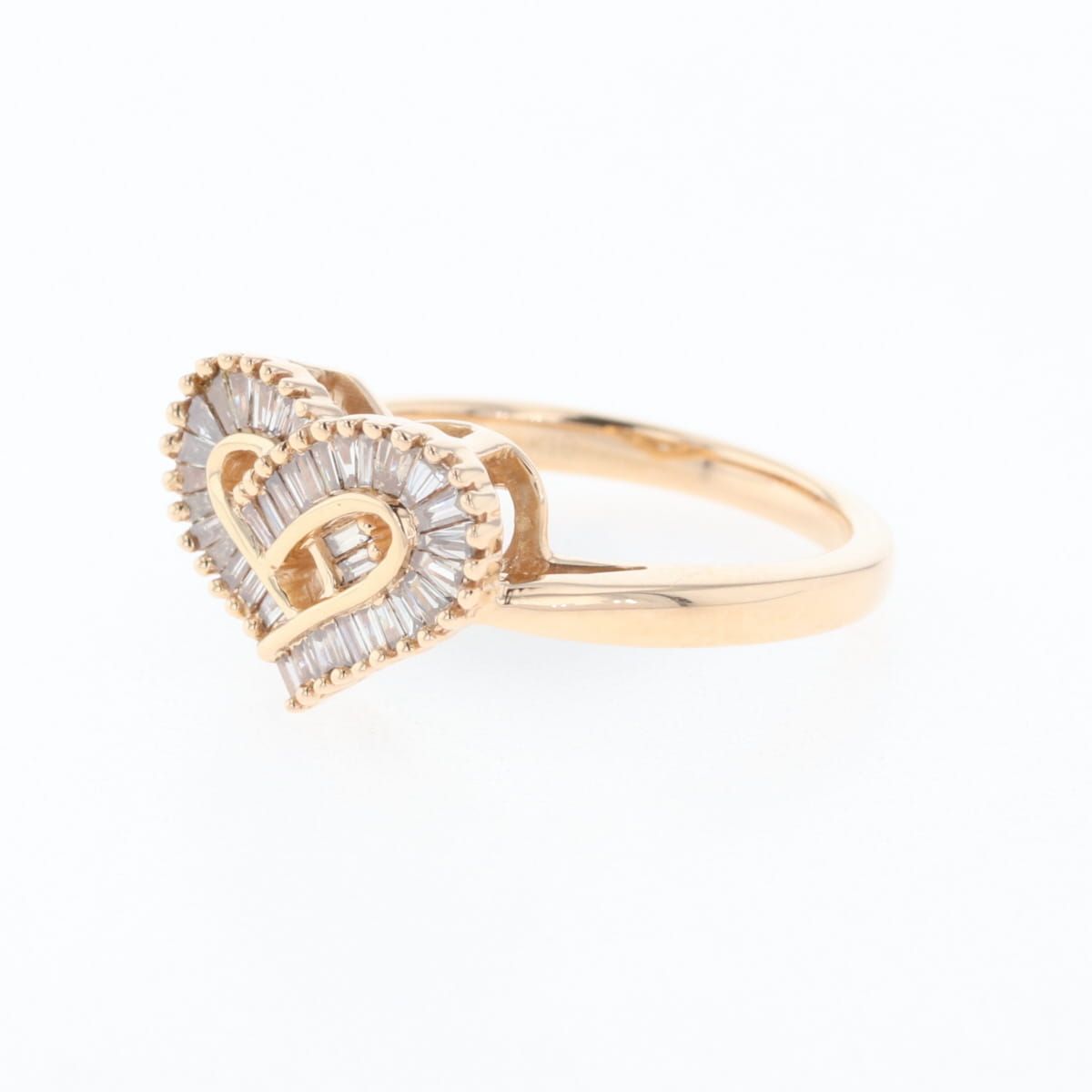 メレダイヤ デザインリング 11号 PG メレダイヤ デザインリング PG