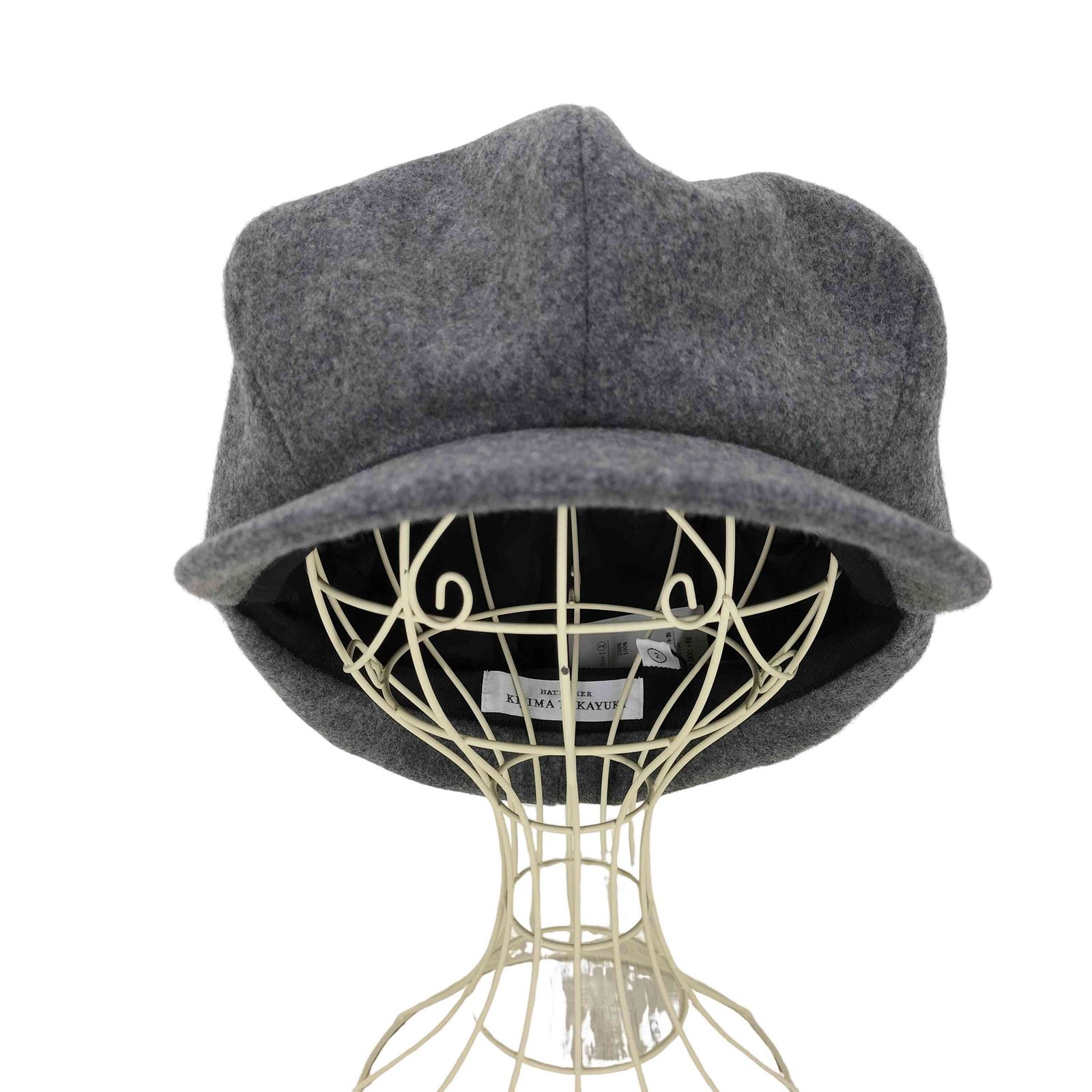 キジマタカユキ KIJIMA TAKAYUKI ウール キャスケット メンズ 2 - メルカリ