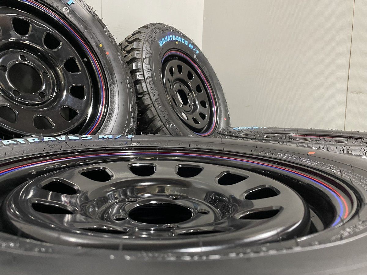 バランス調整済 ZMAX MAXATRAVES M|T LT235|70R16 夏タイヤ デイトナ 16インチ 7J5HPCD114.3 35 デリカD 5等 ホワイトレター VTY957