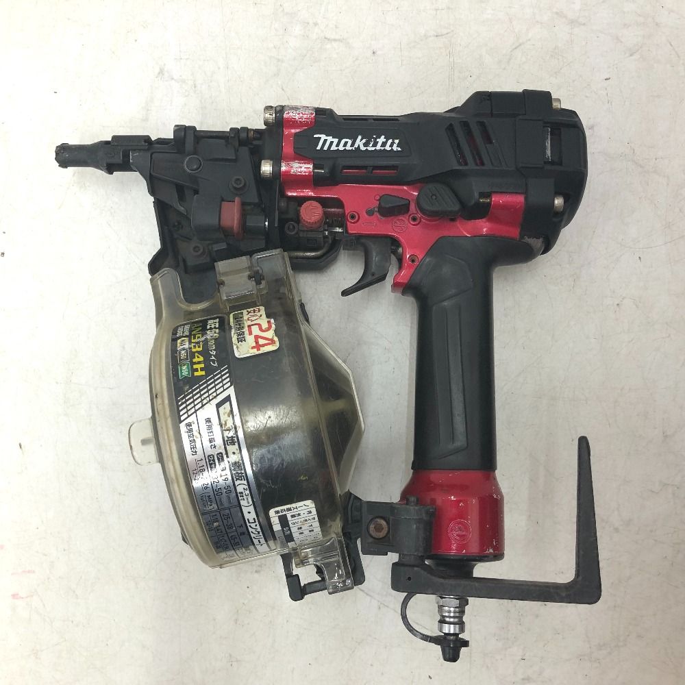 makita マキタ 50mm 高圧エア釘打 エアダスタ付 赤 ケース付 AN534H
