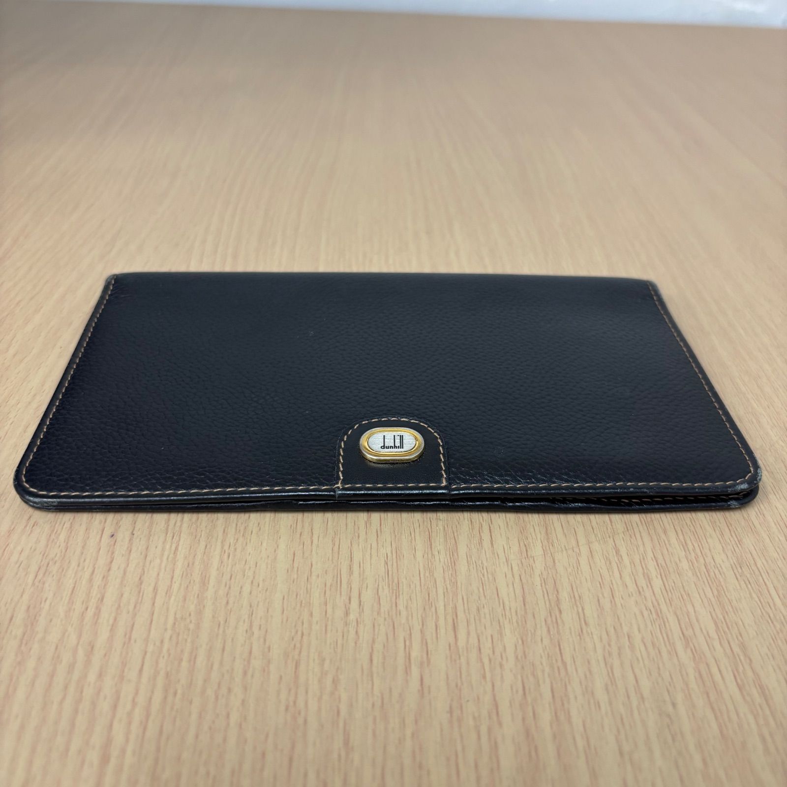 【美品】 dunhill ダンヒル 長財布 札入れ レザー シボ加工 ▪️dunhill ダンヒル カード入れ 札入れ 長財布 レザー