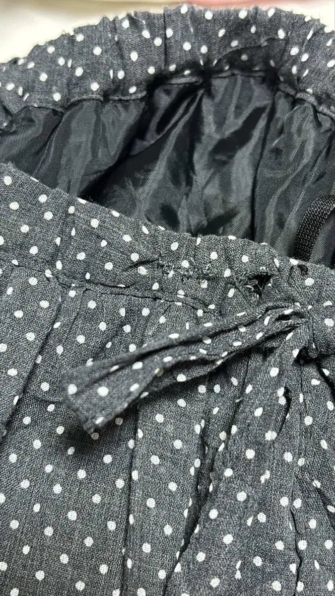 グレー ドット スカート ミディ丈 森ガール 東京 ドットスカート モノトーン