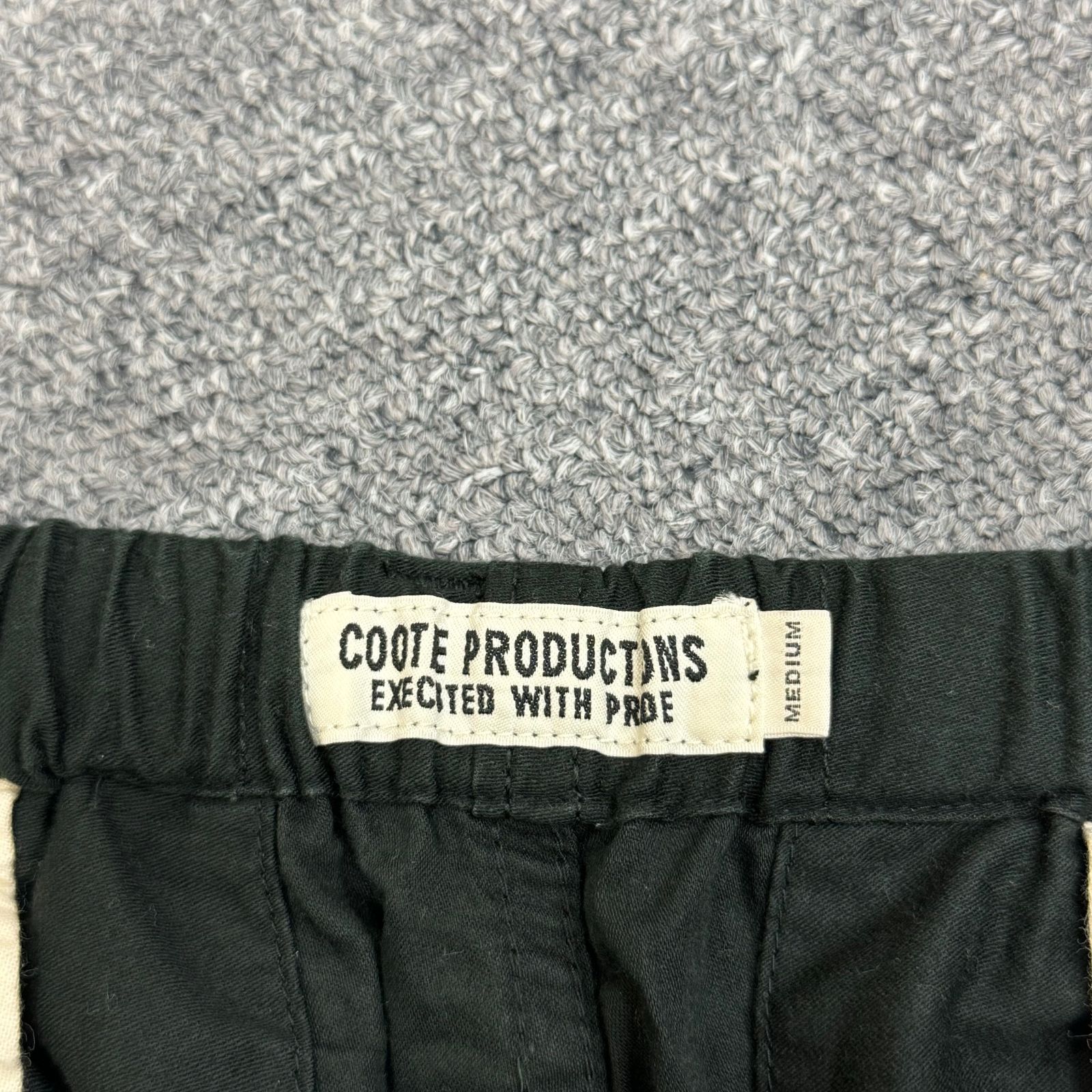 COOTIE PRODUCTIONS 23SS Back Satin Error Fit Cargo Easy Shorts ブラックサテンエラーフィット  イージーショーツ ハーフパンツ クーティープロダクションズ CTE-23S120 M 76341A4 - メルカリ