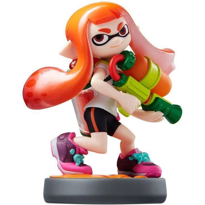 amiibo スプラトゥーン 全3種セット ガール ボーイ イカ - メルカリ