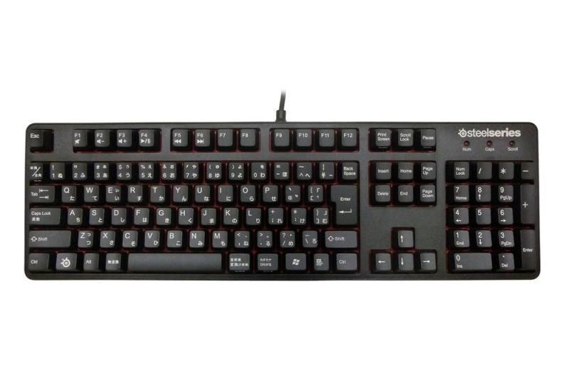 SteelSeries Red switches採用ゲーミングキーボード 6Gv2 Red Switch Japanese 64263