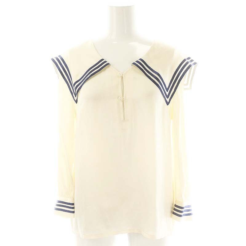 リコルディファムズ Lecole Des Femmes sailor tops シルクセーラー 