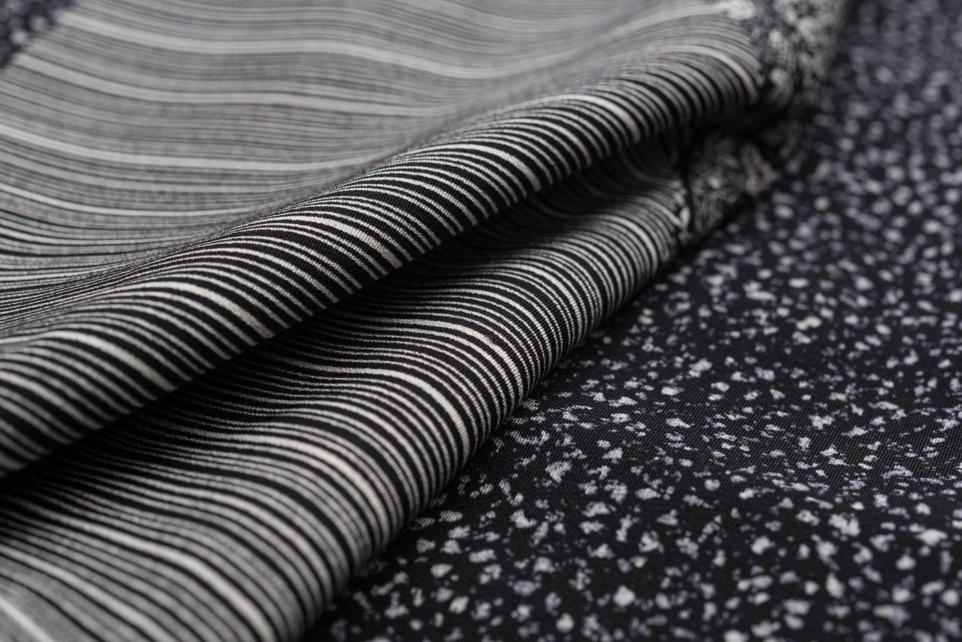 道長取りに縞や花