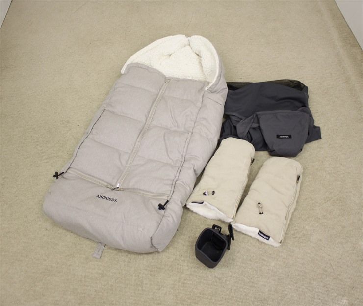 エアバギー フットマフ ハンドマフ サンシェード ドリンクホルダー クリーニング済み C 374004