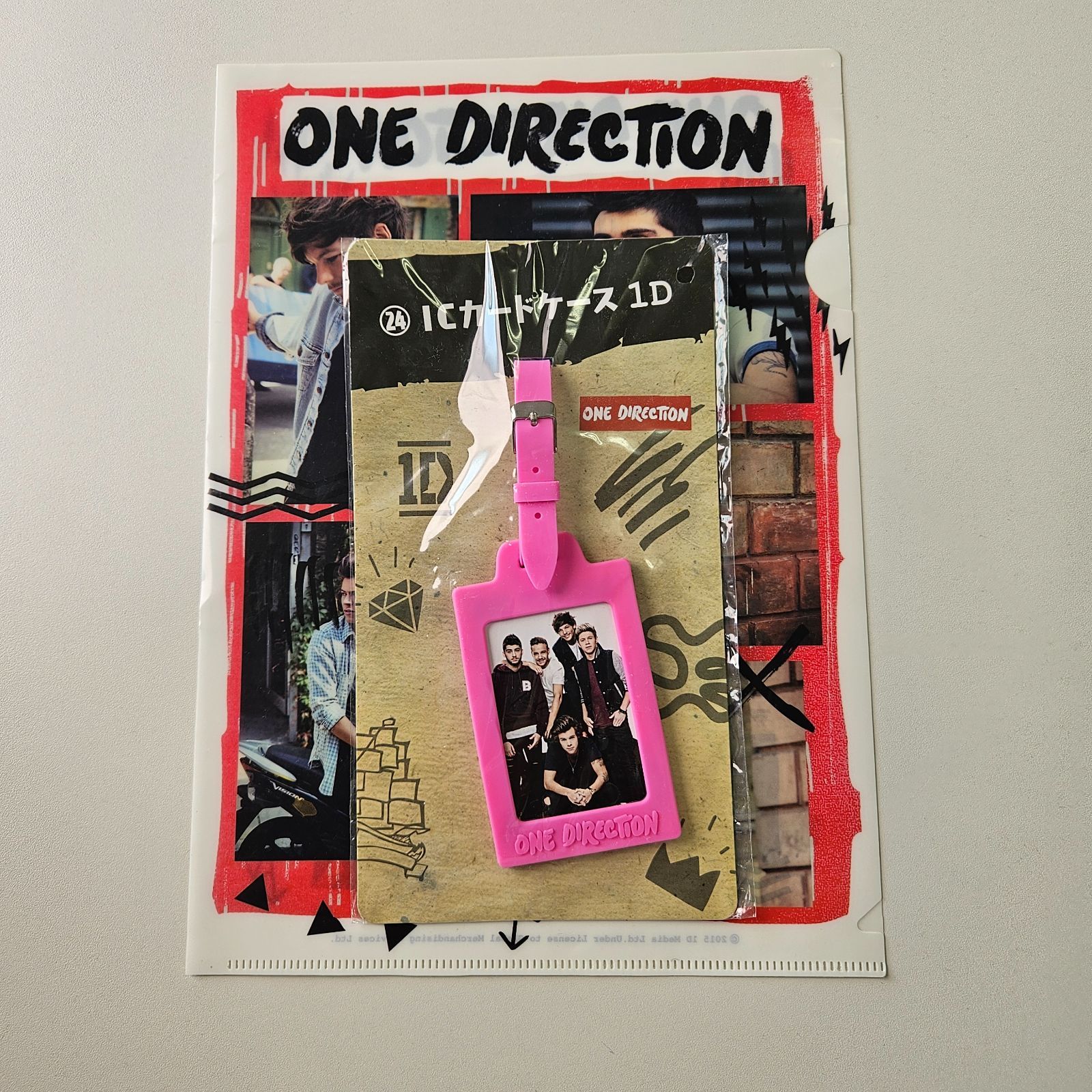 公式】ワン・ダイレクション One Direction クリアファイル2枚＋IC 