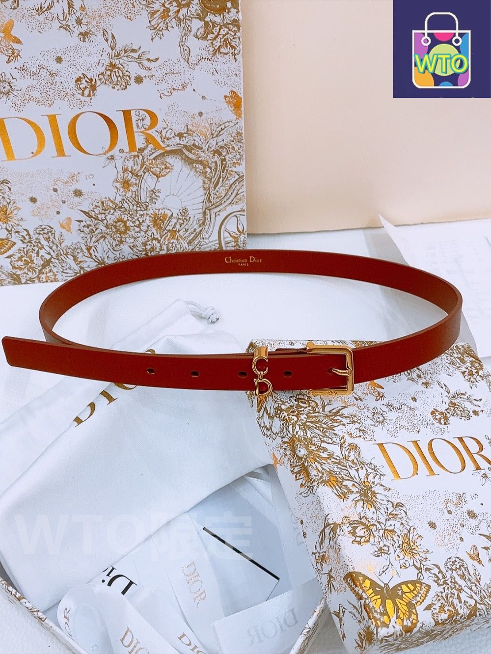 今日WTO】Dior ディオール サドル Loop ベルト-XZ03 - メルカリ