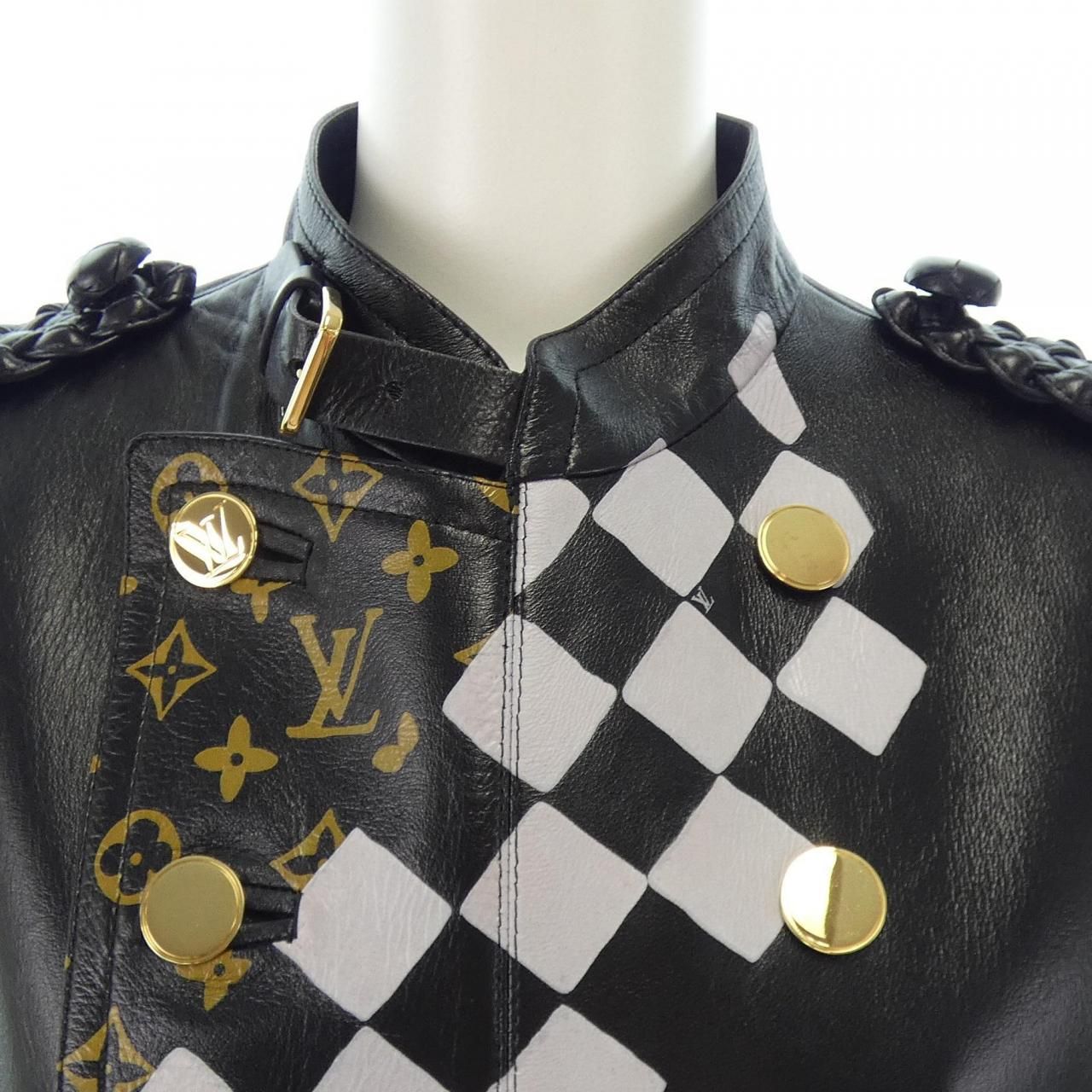 ルイヴィトン LOUIS VUITTON レザージャケット - メルカリ