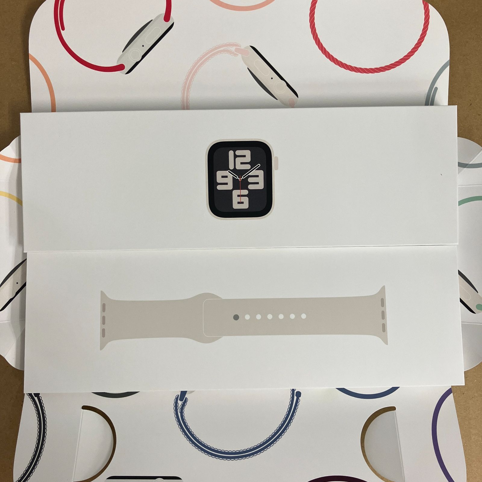 KZ-0330 Apple Watch SE GPS 40mm スターライトアルミニウムケース スターライトスポーツバンド S M