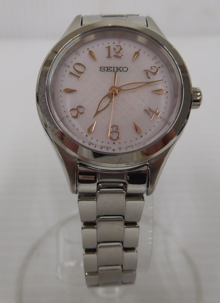 SEIKO セイコー ソーラー 電波 腕時計 1B21-0AS0 中古 SEIKO セイコー ソーラー 電波 腕時計 1B21-0AS0 中古囗T巛 - メルカリ