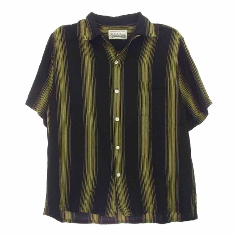 WACKO MARIA ワコマリア 22SS-WMS-OC14 STRIPED OPEN COLLAR