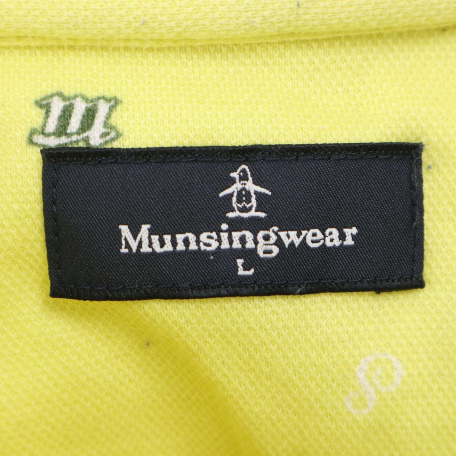 Munsingwear マンシングウェア ゴルフ 春夏 ペンギン刺繍☆ 総柄