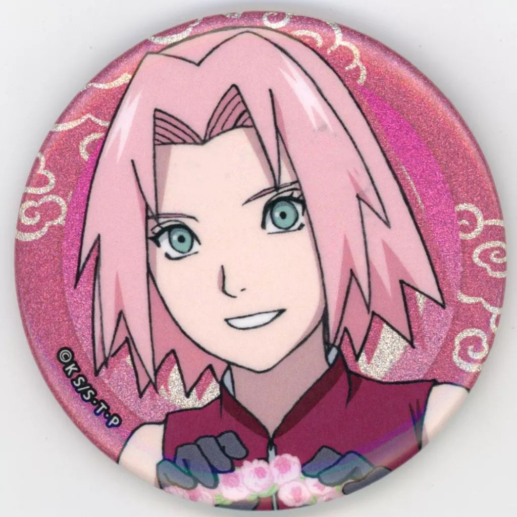 中古】バッジ・ピンズ 春野サクラ(顔アップ) 「NARUTO-ナルト- 疾風伝