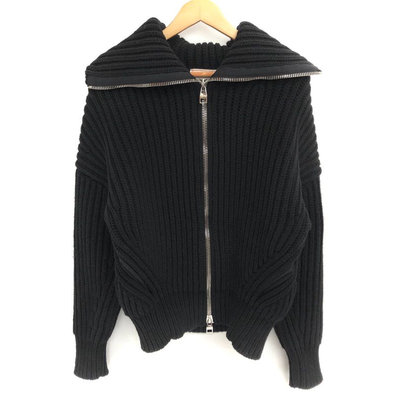 品 Alexander McQueen アレキサンダーマックイーン ZIP UP CARDIGAN ジップアップ カーディガン ニット 長袖 トップス 141-251008-rs-02-fur