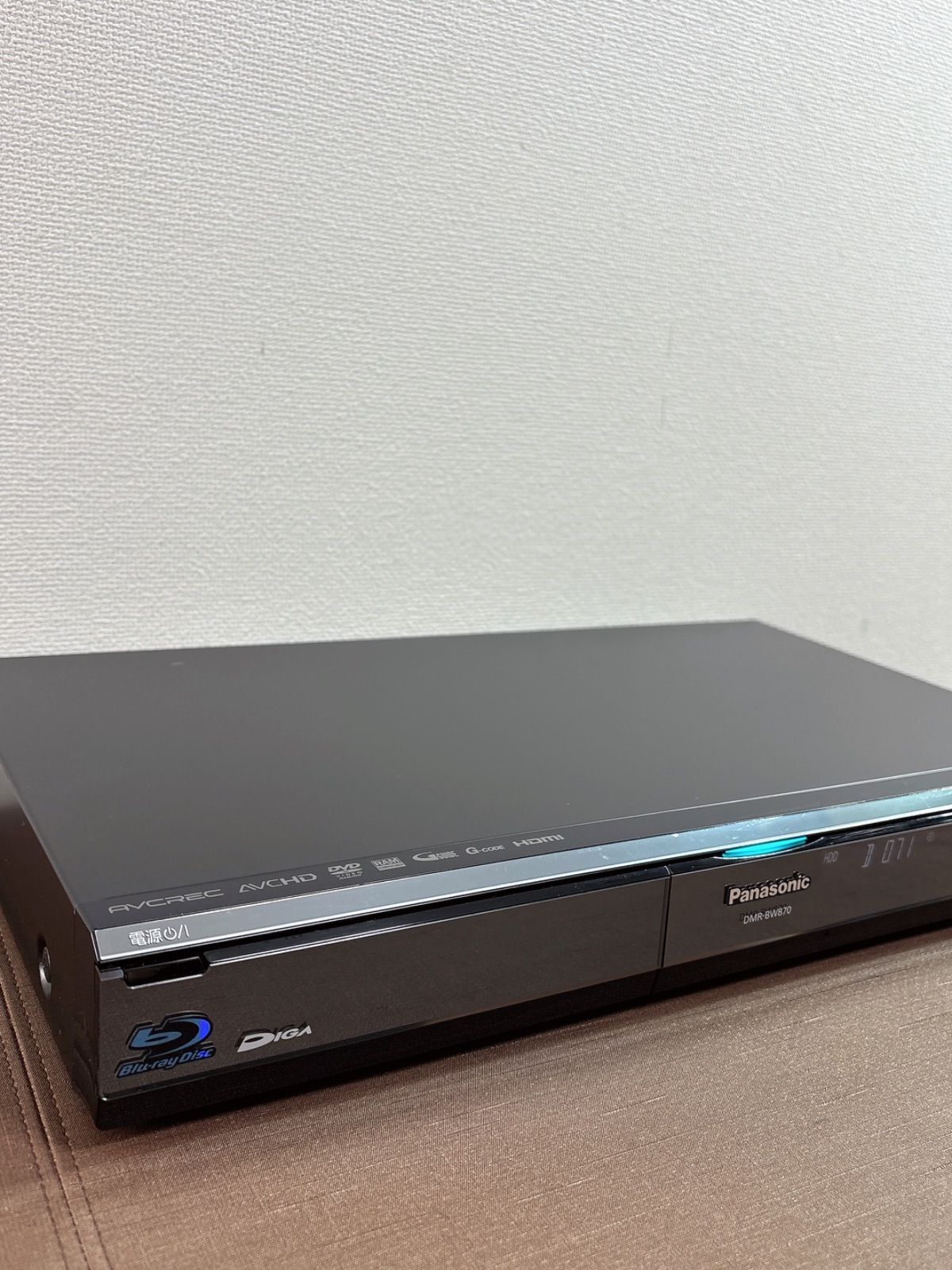 パナソニック ブルーレイ DIGA DMR-BW870 1TB 2番組同時録画 DIGA