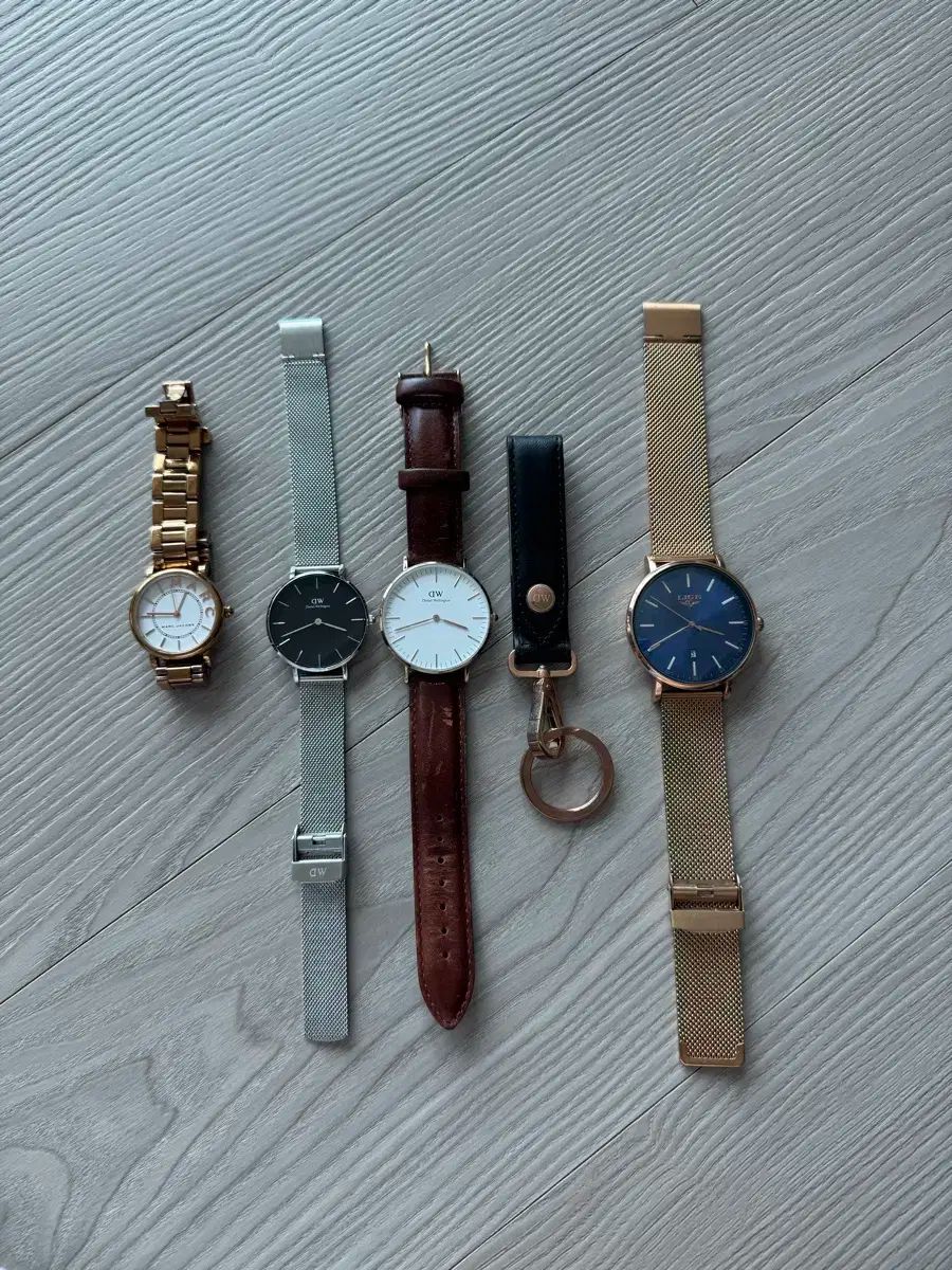 時計 4 種 まとめ MARC マーク ジェイコブス DANIEL WELLINGTON ダニエルウェリントン 3527 0507DW