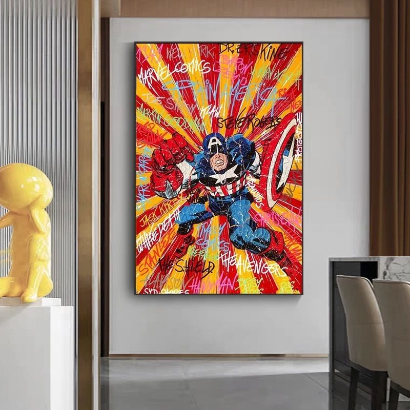 A3】アベンジャーズ アメコミ ポスター marvel キャプテンアメリカ