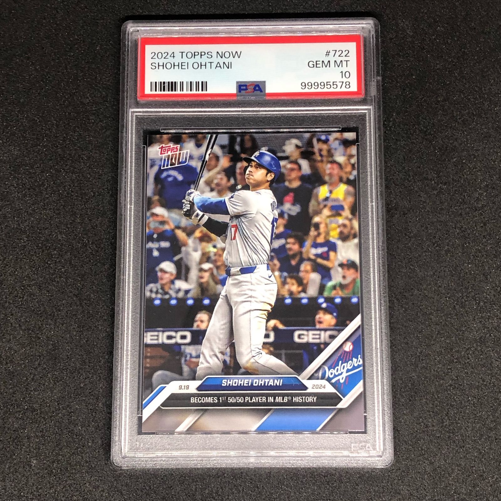 大谷翔平 / Shohei Ohtani 50/50 TOPPS NOW 2024 card 722