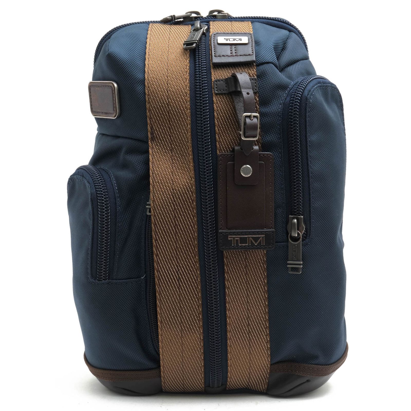 TUMI ネイビー ショルダーバッグ メンズ TUMI アルファ ブラーボ