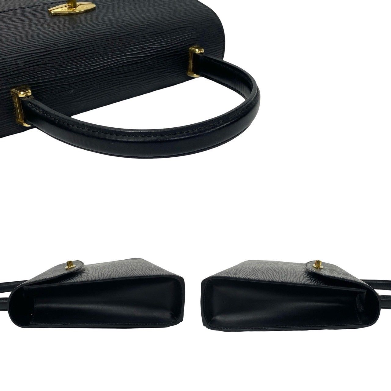 ルイヴィトン エピ レザー ミニ ハンドバッグ マルゼルブ 黒