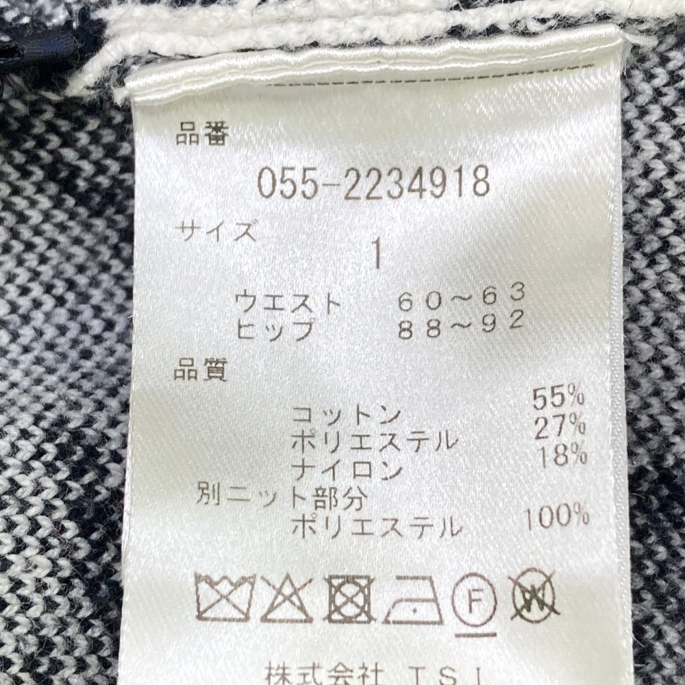 サイズ：1 PEARLY GATES パーリーゲイツ ニットスカート 総柄
