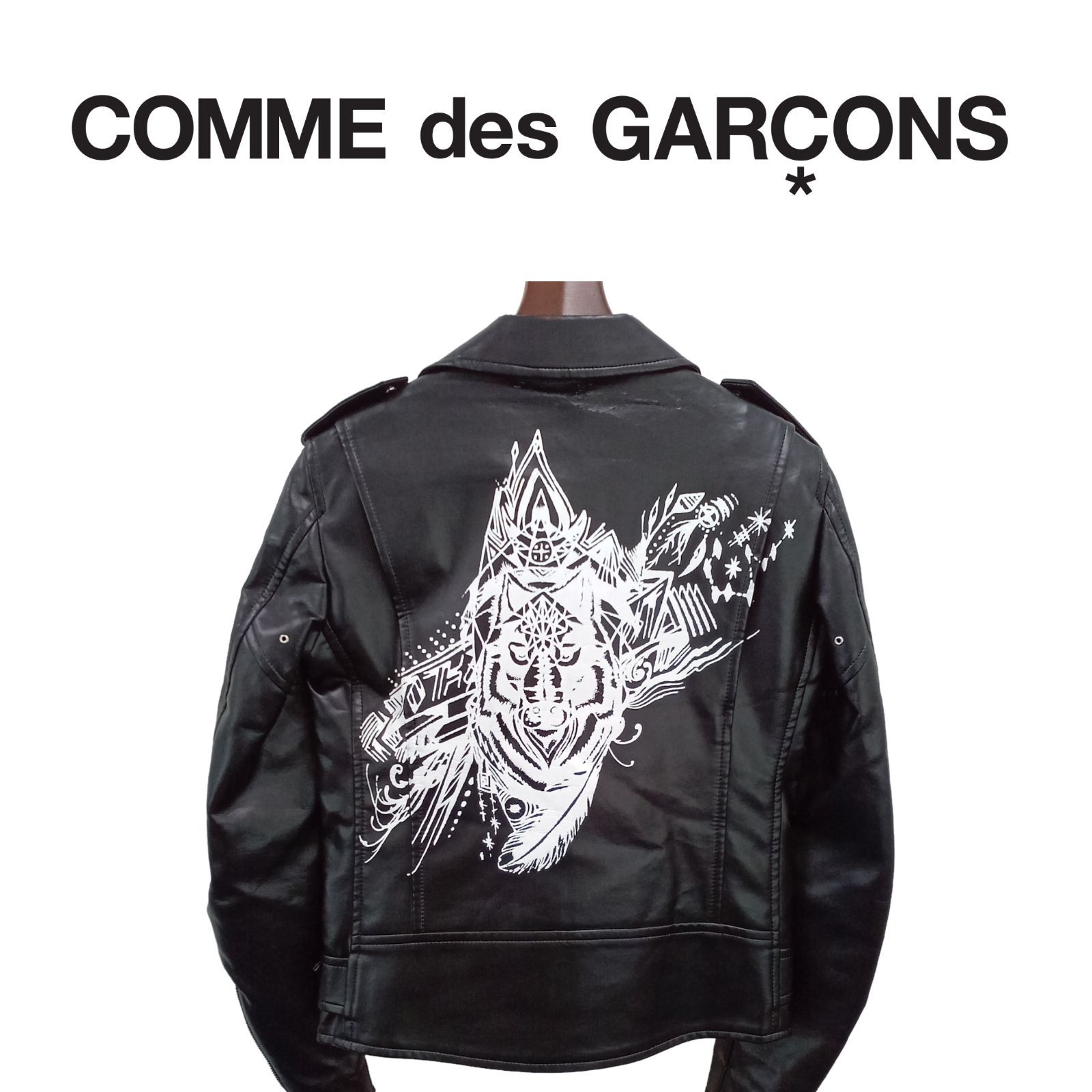 COMME des GARCONSコムデギャルソン ライダース レザージャケット 1-13